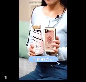 ร่มพับมินิสีพื้น ขนาดเล็กพกพาสะดวก ร่มพกพา ร่มกันuv  พกง่ายมาก แข็งแรง มินิพ็อกเก็ตร่ม ร่มกันยูวี ร่มสีพื้น ร่มไวนิล ร่มพูดซีด ร่มกระชับสี ขนาด 10 x 10 คม