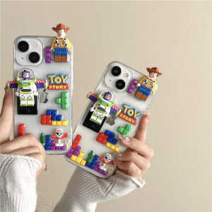 💯【Phone Case】+FREE Shipping 💯 Cartoon Cute Dropper Toy Story Suitable For iPhone 16 15 14 13 12 Pro Max Phone Case Protective Case All Inclusive Cover