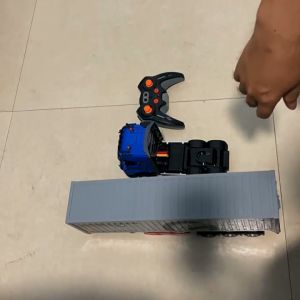 Đồ chơi xe tải container xe bồn xe thùng điều khiển từ xa có đèn âm thanh đóng mở cửa như thật ( cỡ lớn )