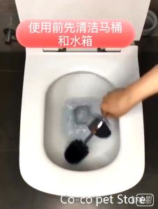 30pcs Toilet Cleaner Stain Remover Blue Tablet Powder Flush Tank Cleaning Deodorizer Cleaner