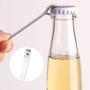 2pcs Manual Bottle Opener | 2-in-1 Multi-Functional Stainless Steel Bottle Opener and Nozzle Remover