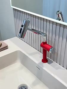 AZOS | Vòi Lavabo Nóng Lạnh Đa Góc Có Trang Trí Hình Mèo Toàn Đồng