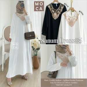 GAMIS DRESS JUMBO SHANUM 5 LD 130 BY MOCA GAMIS CRINKLE JUMBO