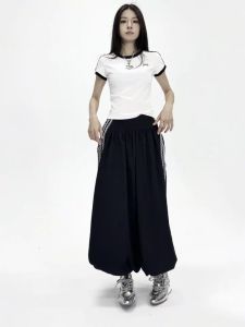 Slim Fit Crew Neck T-Shirt Short Sleeve Blouse With Bow Print For Women