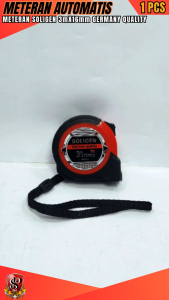 Meteran SOLIGEN 3m x 16mm / Meteran Tukang Panjang 3 METER Genggaman Karet Ergonomis Tarikan Pita Pengukur Halus SOLIGEN Kuat Awet