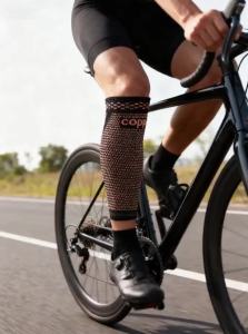1/2PCS Copper Calf Compression Sleeves for Men & Women Footless Compression Socks Support for Varicose VeinsSportsFitness