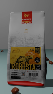 Combo 2 túi ( 1kg Hạt ) - Cà phê Robusta Hương Chồn rang mộc