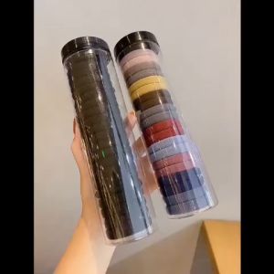 Karet Rambut Lycra Tabung Premium Korea Elastik Band Ikat Rambut