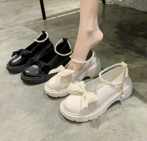 [Hoàn Tiền 15%]HOÀN TIỀN 15% - Giày búp bê nữ Thắt Nơ Quai Ngọc Tiểu Thư Hàng HOt ( Form rộng lấy lùi size )