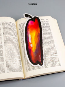 Montilord | Apple Shaped Durable Cardboard Bookmark