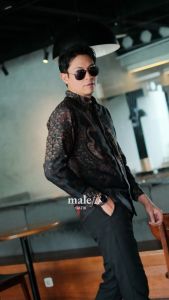 MaleFit Batik - Kemeja Batik Pria Lengan Panjang Slimfit Lapis Furing Motif Winata