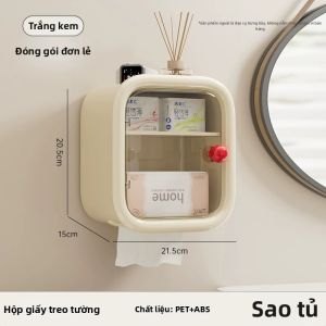 CHUMX | Giá Đỡ Giấy Vệ Sinh Treo Tường Không Cần Khoan Chống Nước