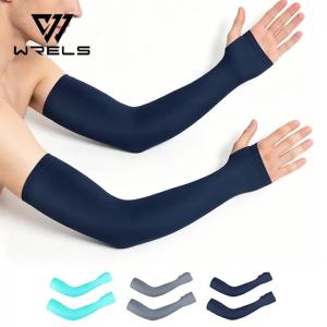Sun Protection Arm Sleeves Ice Silk Anti UV Cooling Outdoor Cycling Fishing Arm Sleeves Summer Breathable Running Arm Covers