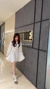 SV 6828 - Claire Dress | Silvervogue | Gaun Katun Poliester Pakaian Kasual Wanita