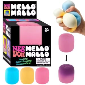 Schylling | Schylling NeeDoh Mello Mallo Non-toxic Squishy Toy UV Reactive Sun Color Change Soft Stress Relief Hand Squeeze Fidget Blind Box