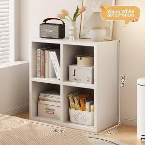 OYIla | Multifunctional Wall-Mounted Grid Shelving Unit Cream Style