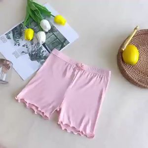 27KIDS Quần lót cho bé gái quần mặc váy cho bé quần an toàn mùa hè mỏng sữa lụa quần short cô gái nhỏ chống đi bộ cô gái