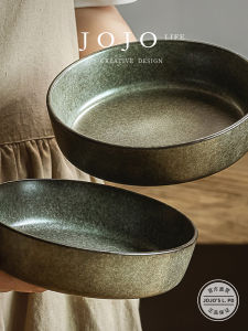 Đĩa Salad Bằng Gốm Sứ JOJOS L. PD. Đĩa Đựng Súp Đĩa Đựng Thức Ăn Đĩa Tròn Đơn Giản Đĩa Đựng Thức Ăn Dùng Tại Nhà Hàng