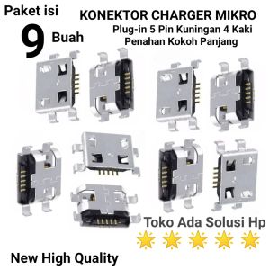 Plug in Konector Cas UI Board Redmi 4A Mi 4A Conector Cas Mic Konektor Casan 5 Pin 4 Kaki Penahan