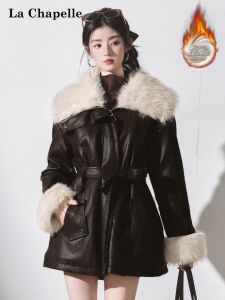 La Chapelle | Belted Thick Warm Fur Lined Parka