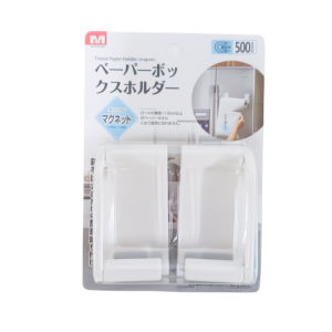 Japanese Kitchen Magnetic Tissue Holder Suction Wall Roll Stand Punch-Free Refrigerator Side Freshness Protection Package Film Storage Rack