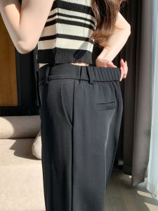 Summer French High Quality Womens Trouser Trousers Slim