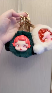 SKULLPANDA Winter Symphony SP Thú Bông Dễ Thương Móc Khóa Mặt Dây Chuyền Búp Bê Nhồi Bông Đồ Chơi Sưu Tầm Quà Tặng