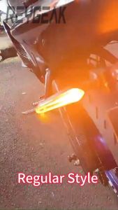 REYGEAKT Led Turn Signal Light For Yamaha Mt03 Mt07 Mt15 Mt 15 M-Slaz 150 R3 R15 Indicator Lamp Motorcycle Accessories