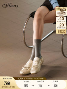 73Hours Womens Ballet Flat Shoes Thin Bottom Leisure Sneakers Holiday Casual round Toe Low Heel Rubber Outsole Fabric Lined