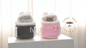 Tas Gendong Kucing Ransel Anjing Travel Bag Hewan Pet Cat Dog Backpack Transparan