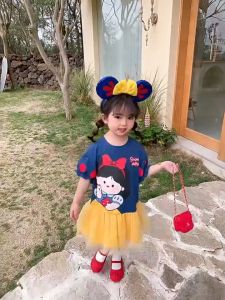 [PRINCESS KESLI] 1-8 Tahun Dress Snow White Baju Anak Perempuan Kartun Princess Nyaman Lembut Import