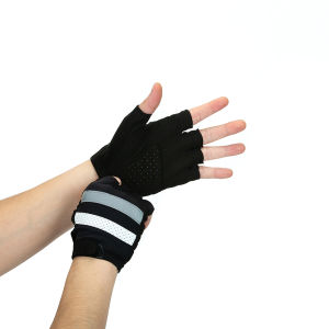 YKYWBIKE Găng Tay Xe Đạp Nam Nửa Ngón Tay Chống Sốc Khóa Dán Velcro Thoáng Khí Mùa Hè Thể Thao Ngoài Trời Găng Tay Đi Xe Đạp