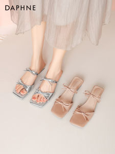Daphne | Flat Comfortable French Style Summer Sandals With Bow