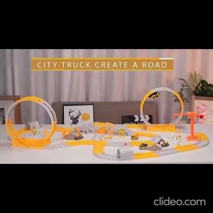 **Malaysia Seller** 416PCS Kids Electric Rail Cars Toy DIY Assemble Assembly Track Kids Toy Mainan kereta Budak Dinosaur