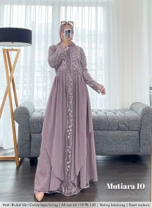 Zahira1808 Sale Cuci Gudang Mutiara 10 Tile Premium Mutiara Mix Ceruty Baby Doll Gamis Murah Trendi Baju Syari Muslim Wanita Ibu Busui Terlaris Gamis Pesta Mewah