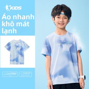 Qiaodan | Áo Thun Tay Ngắn Chống Khuẩn Làm Mát Nhanh Khô