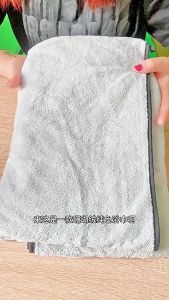 Pure Color Bath Towel Thick Non-shedding Adult Shower Towel Office Nap Blanket Soft