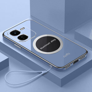 Ultra-Thin Silicone Phone Case for Vivo Y200 Full Lens Protection Soft Shock-Resistant Shell Womens Style V2354A Anti-Fall