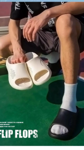 2025 Mens large-sized slippers womens height-increasing cool slippers anti-slip sports slippers home slippers sizes 39-46