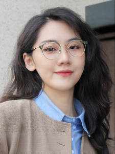 HELEN KELLER | Anti-Blue Light Titanium Alloy Half Frame Glasses