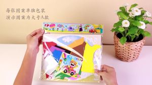 TRANH XÉ DÁN GIẤY XỐP CHO BÉ RÈN LUYỆN TÍNH KHÉO LÉO