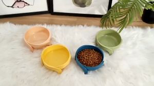 Pet Food Bowl Dog Elevated Bowl Candy Cat Dog Food Water Bowl Cat Bowl Anti-skid Rice Bowl Mangkuk Kucing 猫碗 宠物碗