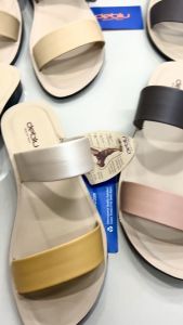 H รองเท้าเพื่อสุขภาพ รองเท้าผู้หญิง รองเท้าแตะ รองเท้าแตะแบบสวม deblu เดอบลู รุ่น BD - L5012-1 สี ขาว เทา น้ำตาล ดำ ไซส์ 36-4