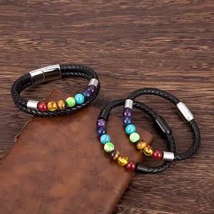 7 Chakra Healing Bracelet: A Natural Crystal Meditation Gift for Men & Women