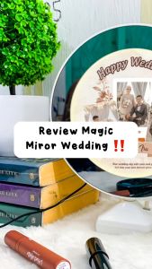 Cermin Magic Foto Frame Custom Kado Pernikahan