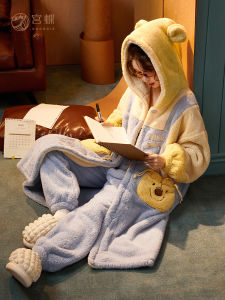 GONGDIE | Thermal Heated Fleece Robe