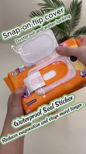 Papaya Scent Baby Wipes 80 Sheets x 32 Packs Baby Wet Wipes with Lid 2560 Sheets Total | Family-Love