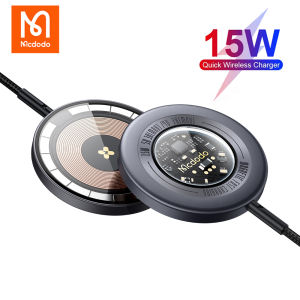 Mcdodo 15W Portable Wireless Charger for iPhone 14 13 12 Airpods Pro 2 Xiaomi POCO HUAWEI Qi PD Fast Charge Pad