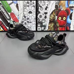 Trendy Mens Running Shoes Autumn Collection Versatile Youthful Sports Casual Ultra-light Shock-absorbing Thick Bottom Dad Sneakers