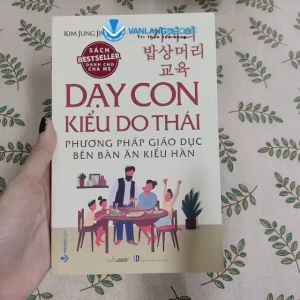 Sách - Dạy con kiểu Do Thái - Phương pháp giáo dục bên bàn ăn kiểu Hàn-Vanlangbooks